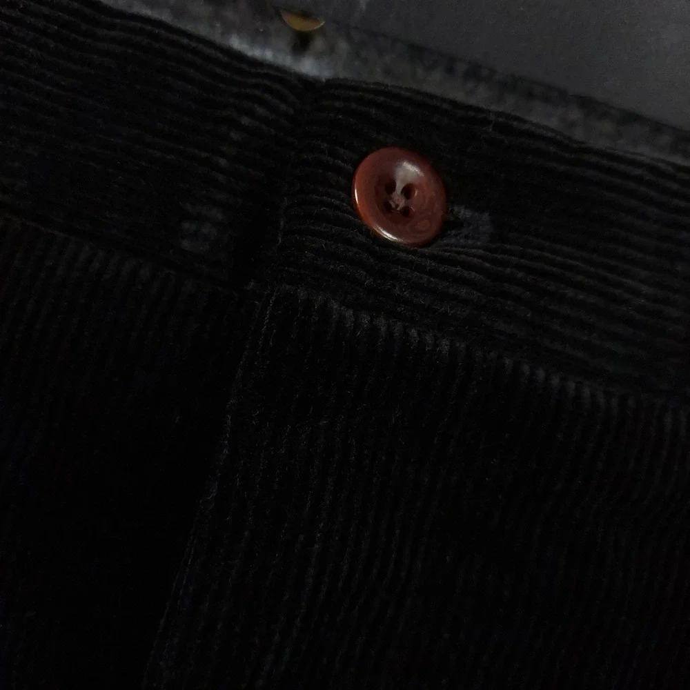 Polo Ralph Lauren Pants Mens 40x30 Black Corduroy Chino Straight Winter Casual